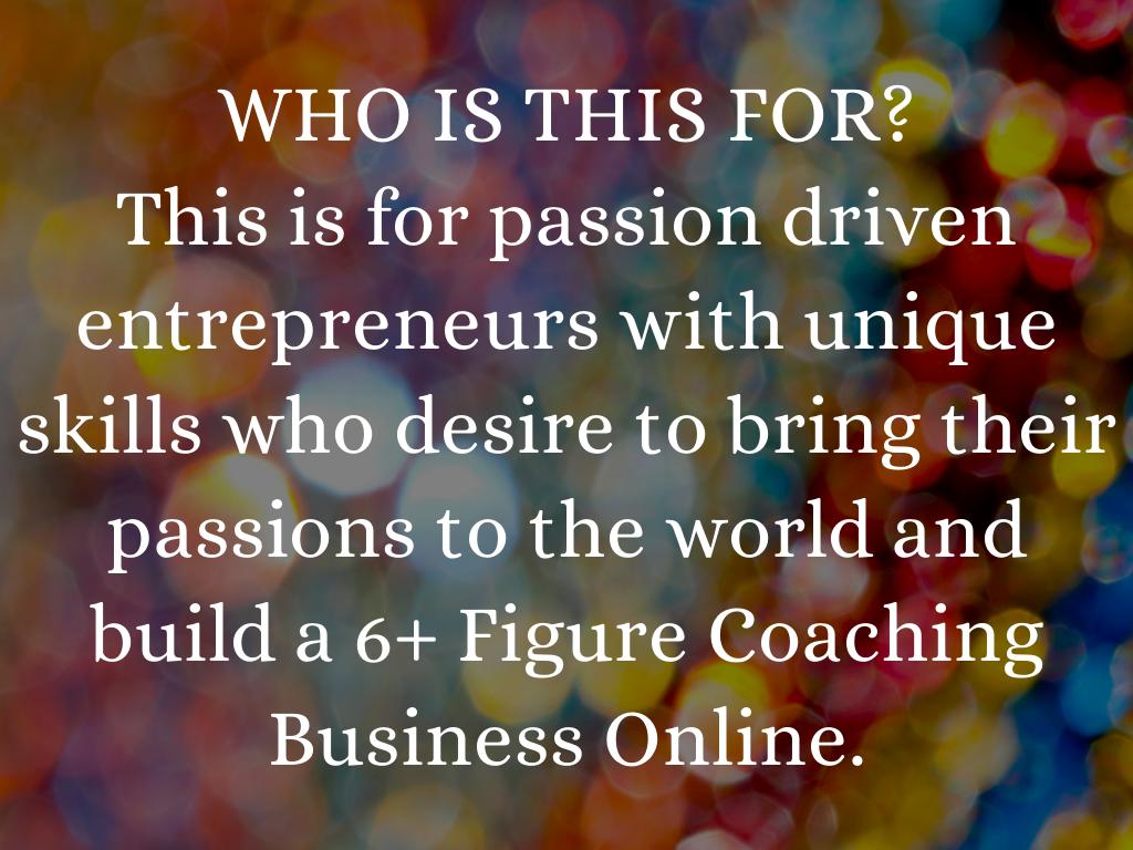 The 5 Steps to attract High End Coaching Clients,