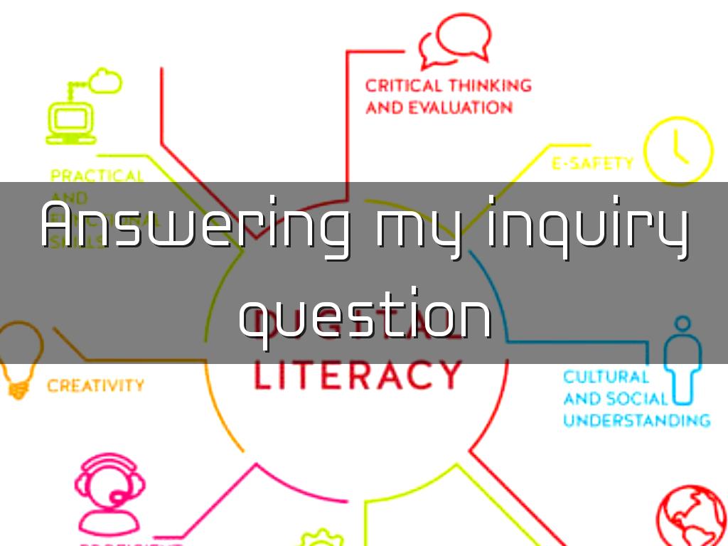 Answering My Inquiry Question 