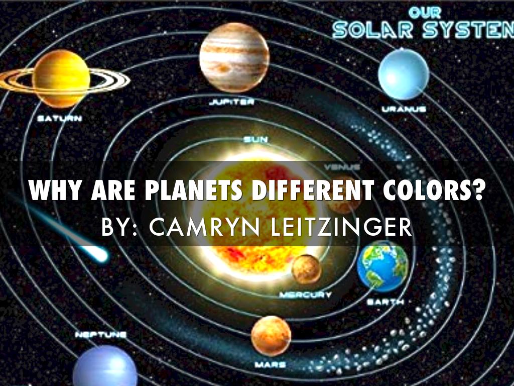 Why Are Planets Different Colors