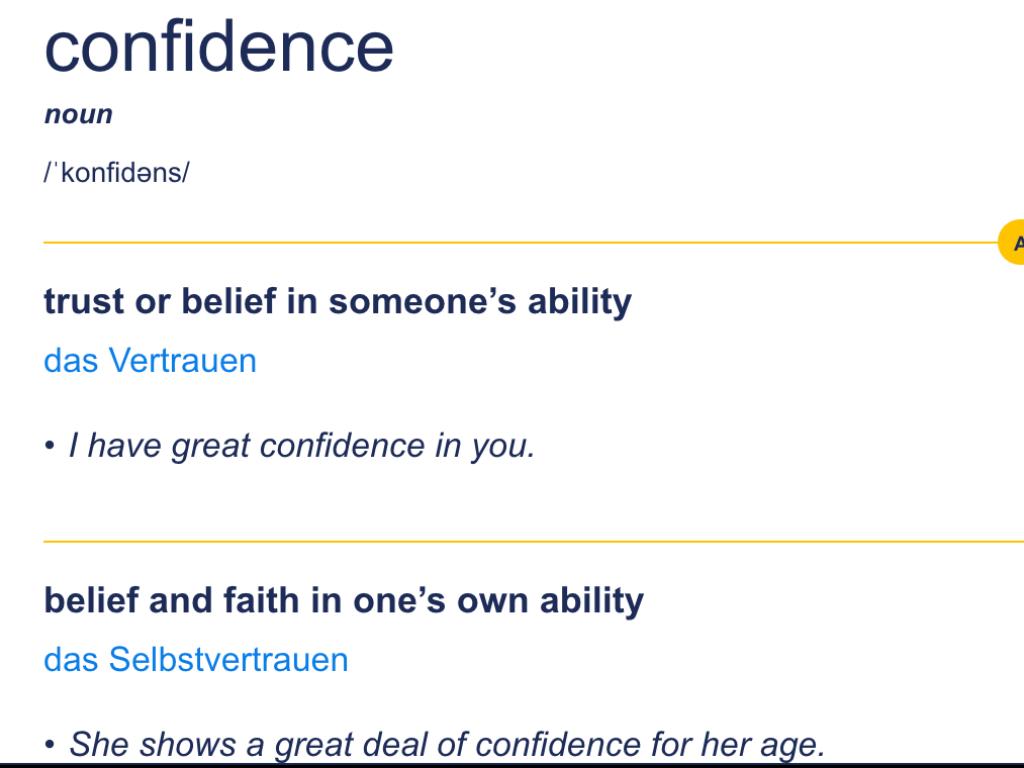 Confidence 2