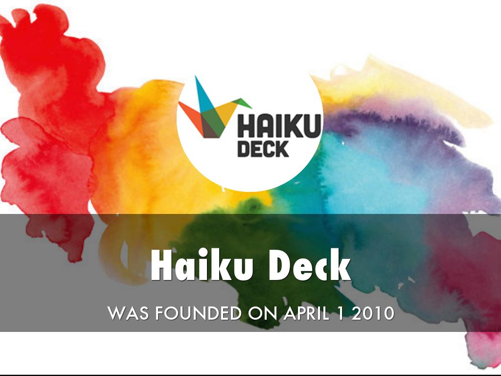 Haiku Deck