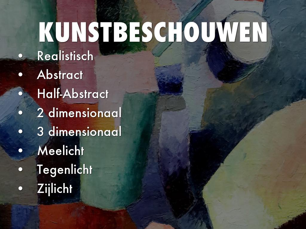 Kunstbeschouwing 
