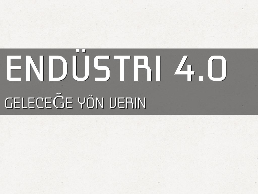 endüstri 4.o