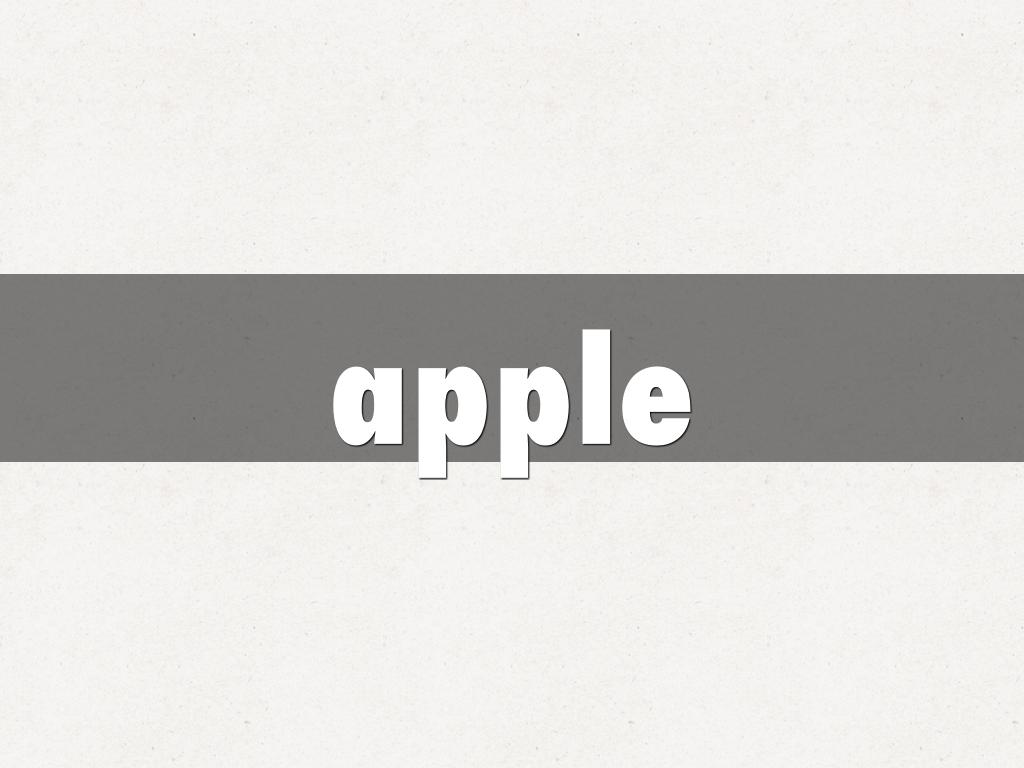 apple