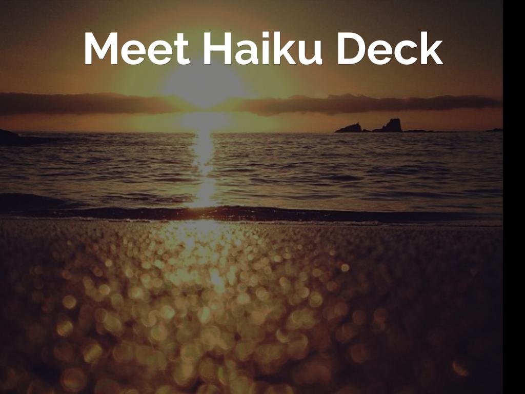 Meet Haiku Deck for iPhone