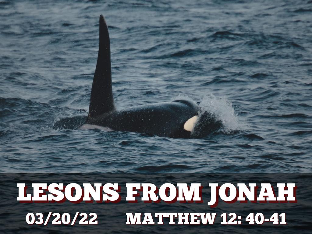 Lessons from Jonah