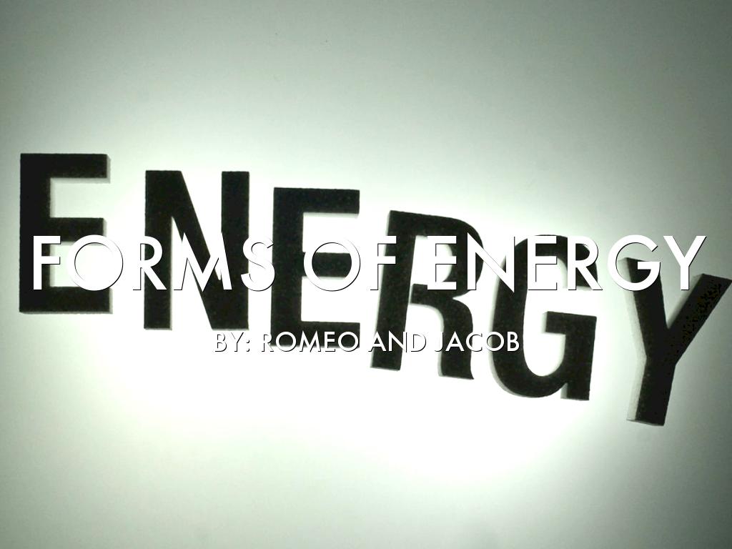 Forms Of Energy