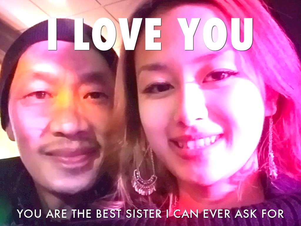 To My Favorite Sister 