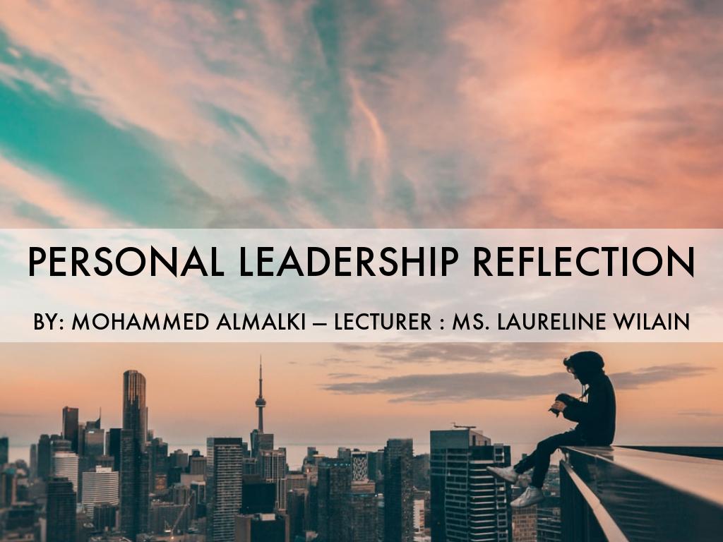 Personal Leadership Reflection 