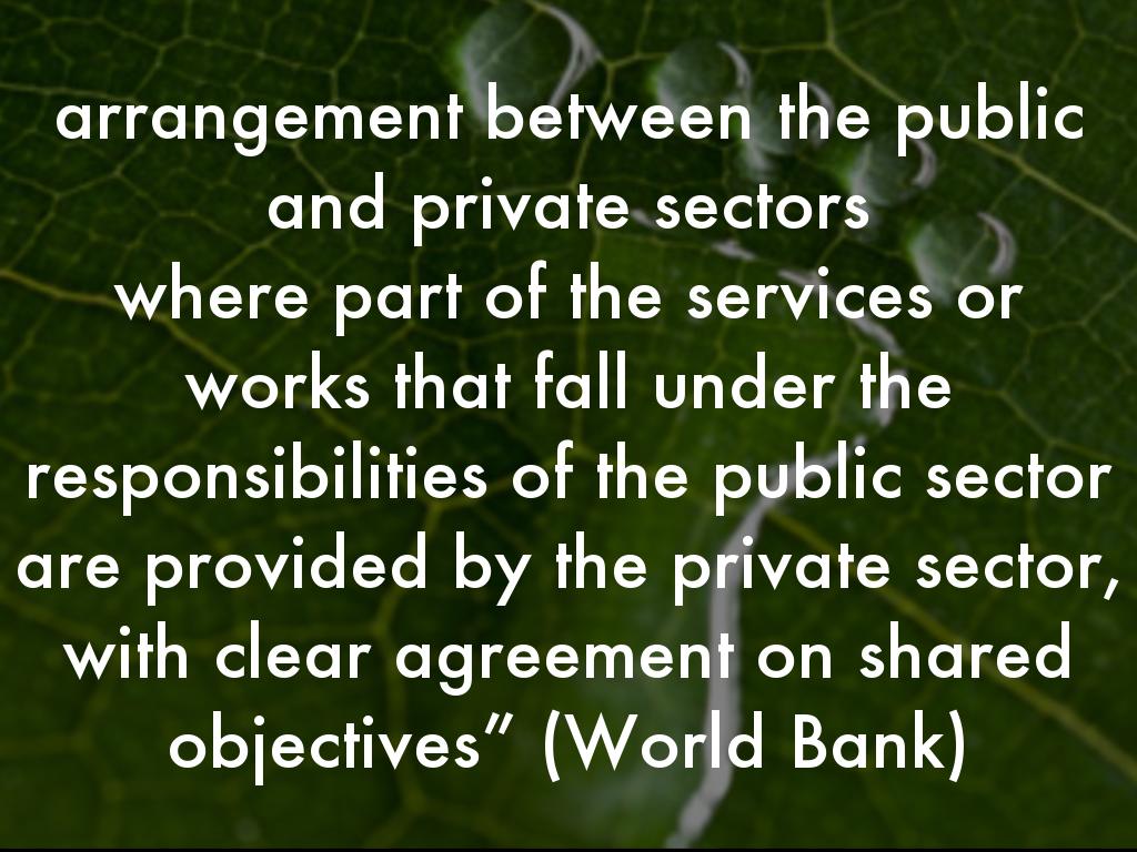 arrangement-between-the-public-and-private-sectors