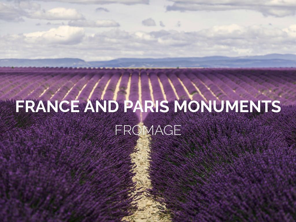 France And Paris Monuments