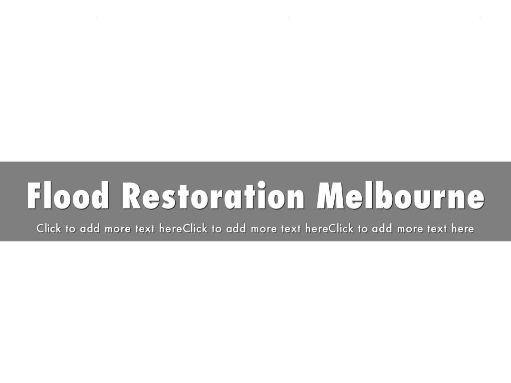 Flood Restoration Melbourne