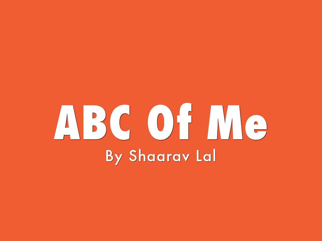 ABC Of Me