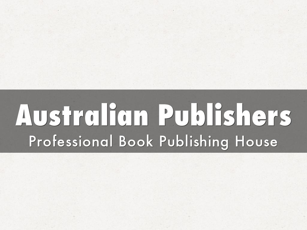 Australian Publishers