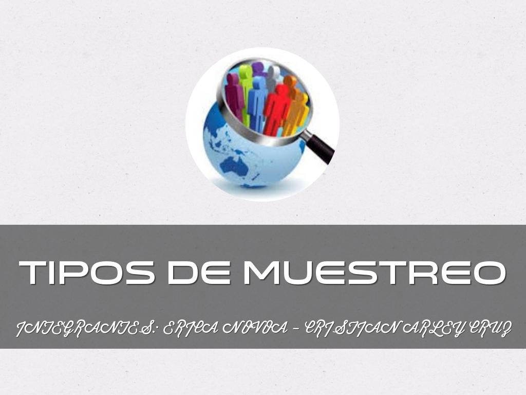 TIPOS DE MUESTREO