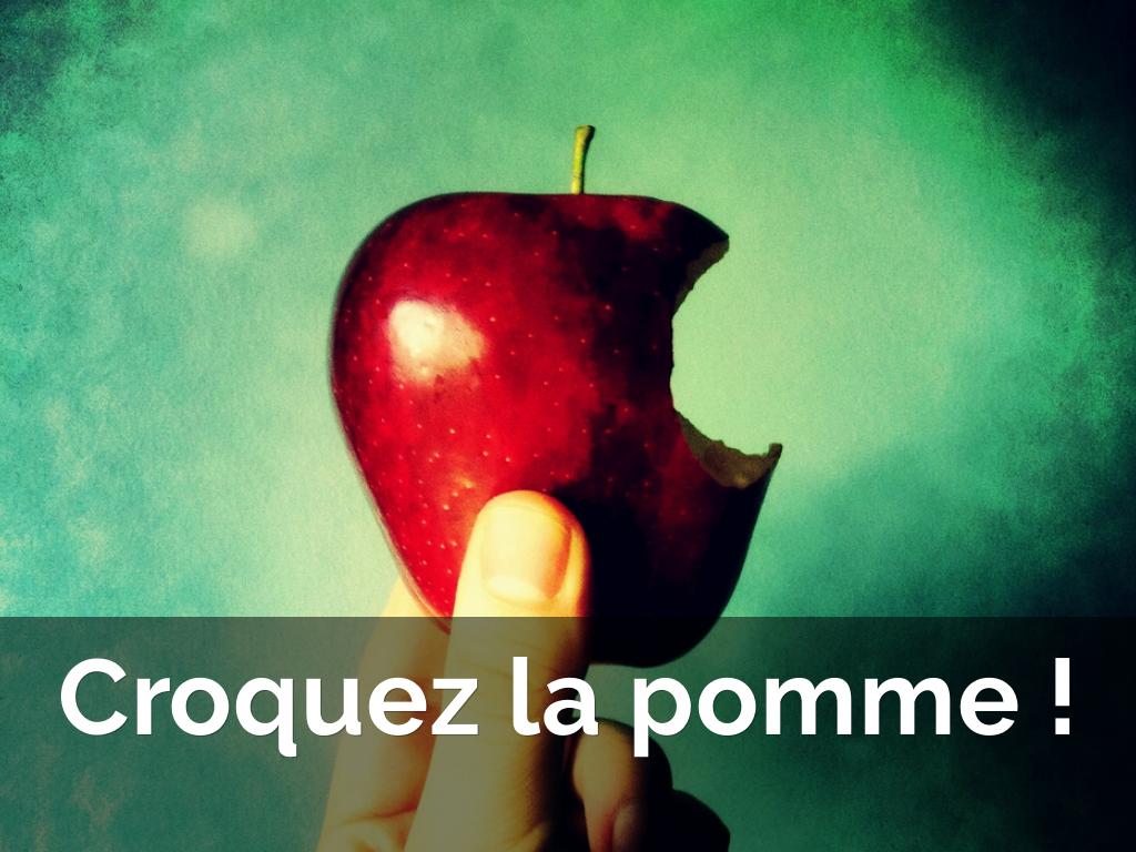 Croquez la pomme !