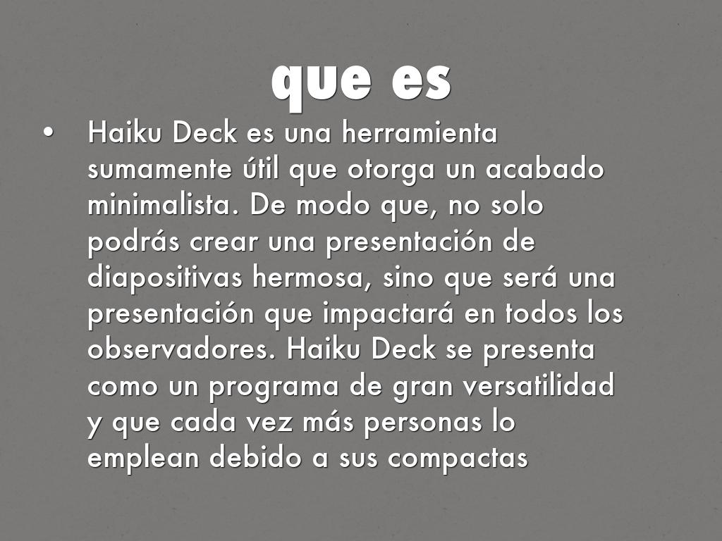 heiku deck by Medina Baquero Emerson Erney