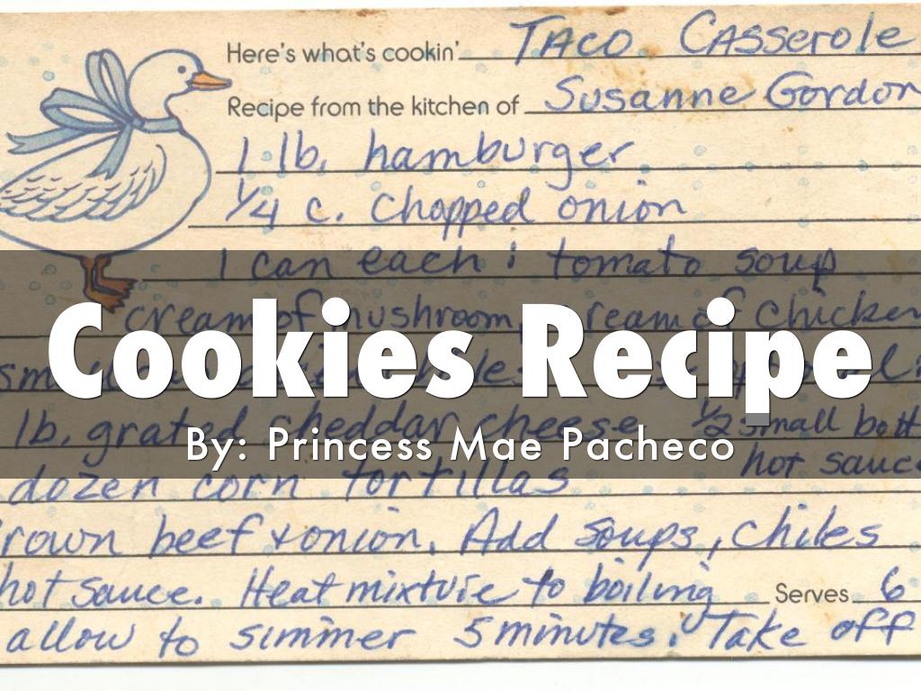 Cookies Recipe