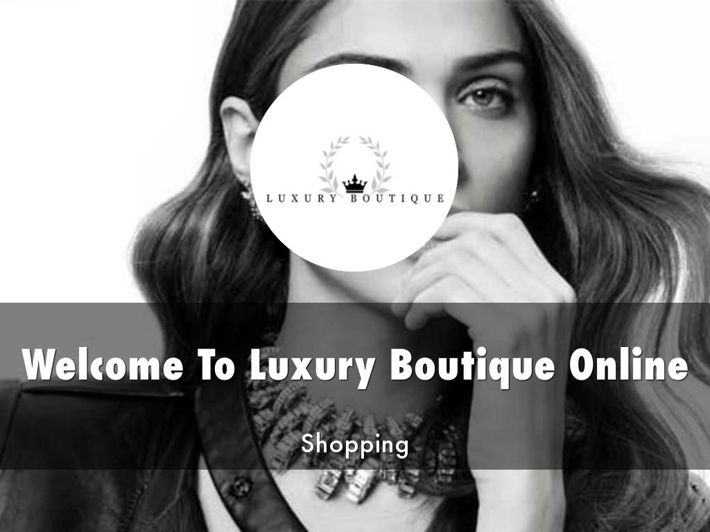 Luxury Boutique Online Presentation