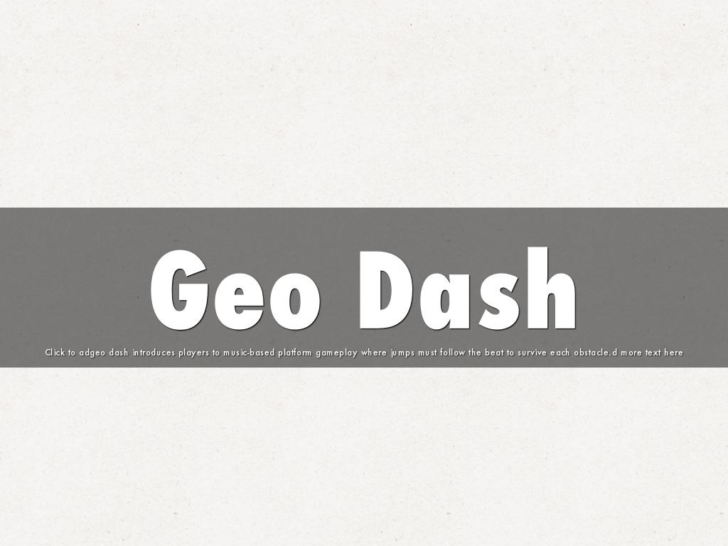 Geo Dash