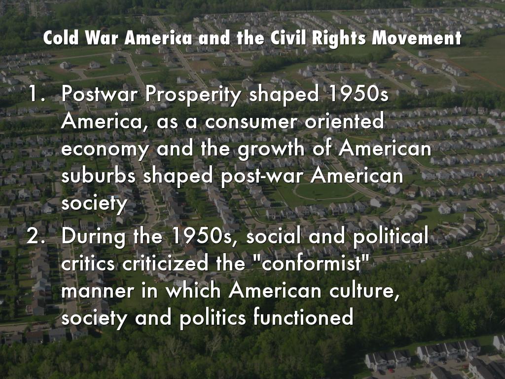 Cold War America and the Civil Rights Movement