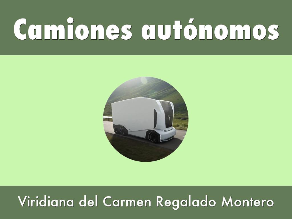Camiones autónomos