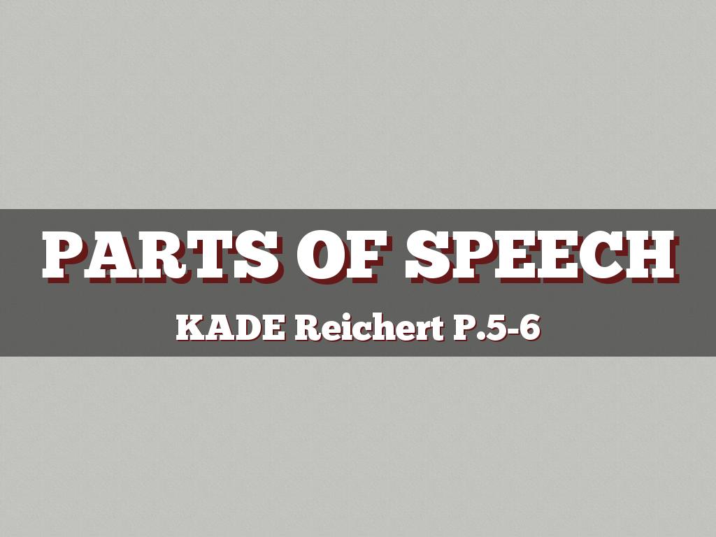 Parts Of Speech 