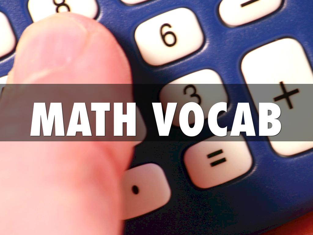 Math Vocabulary