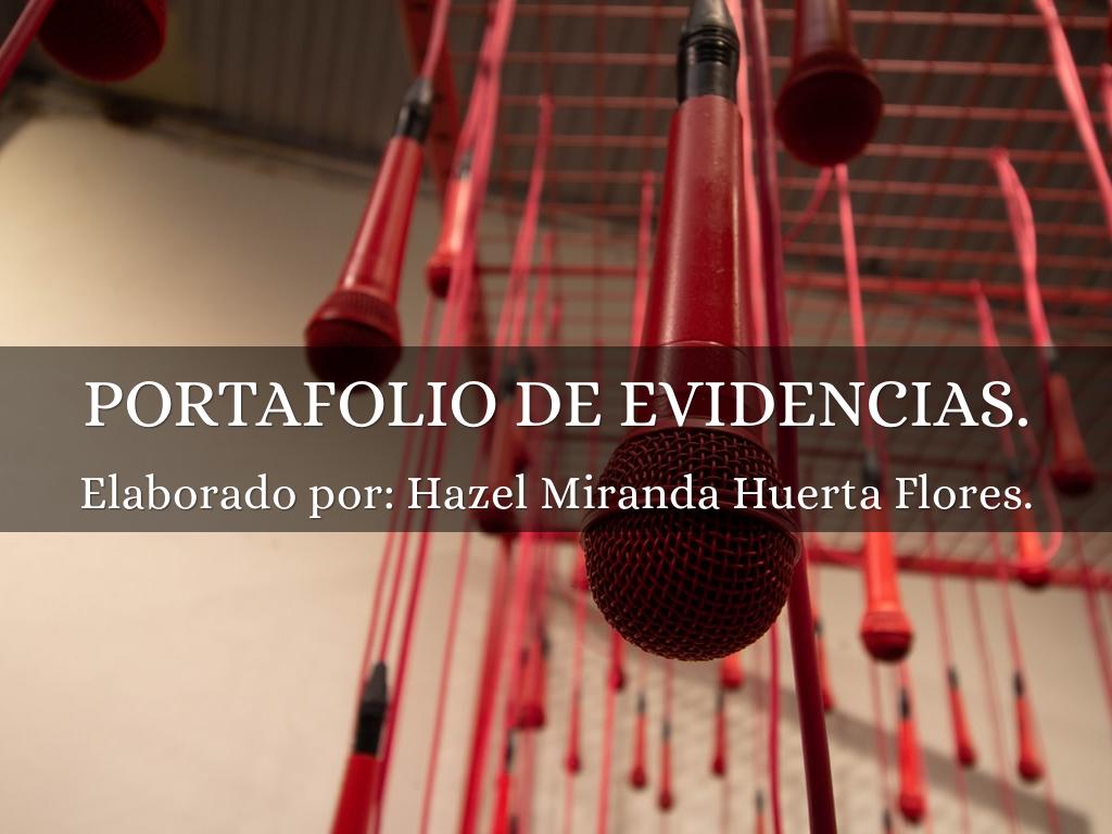PORTAFOLIO DE EVIDENCIAS.