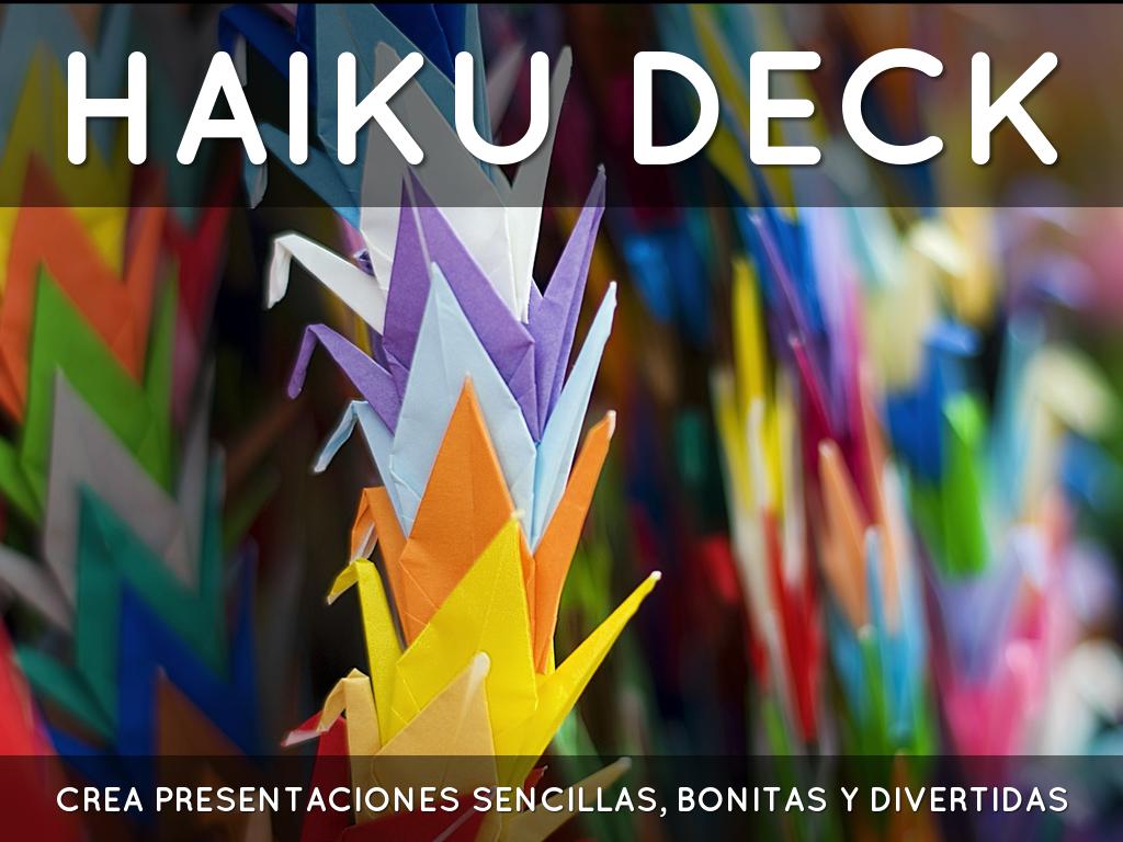 Â¿QuÃ© es Haiku Deck?