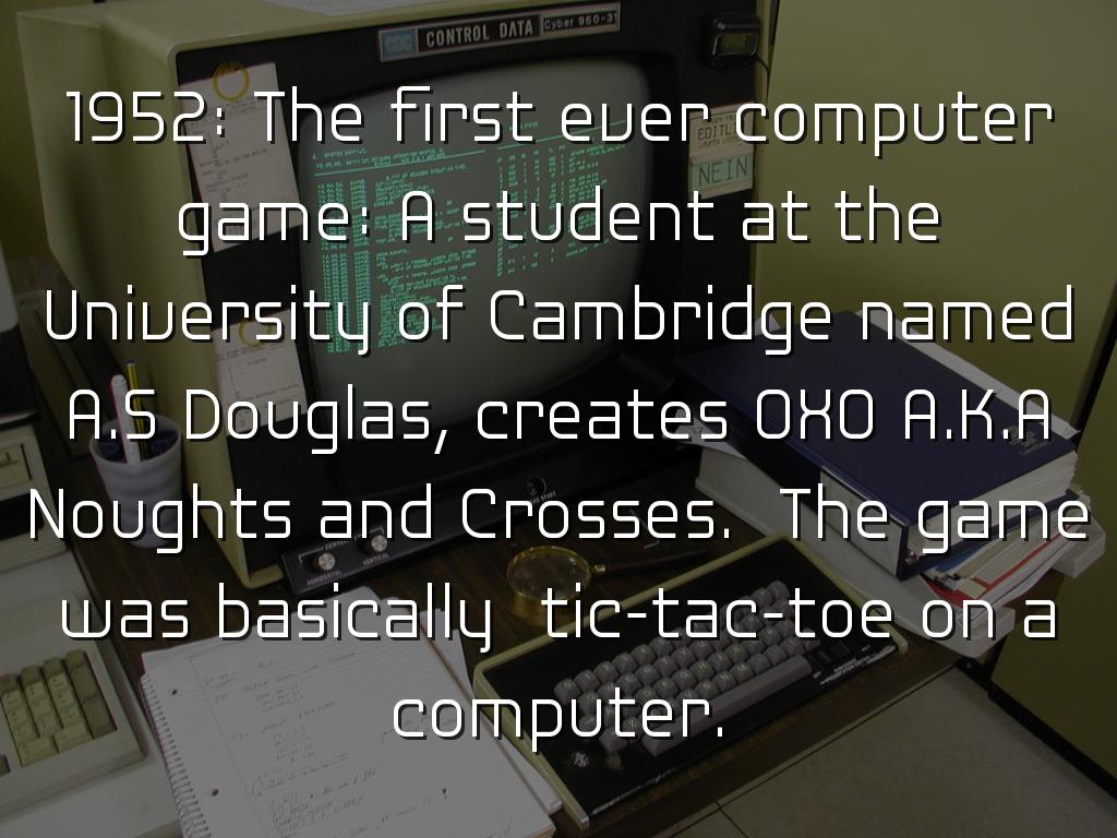 Copy of Evolution Of Video Games by Patrick Goncalves