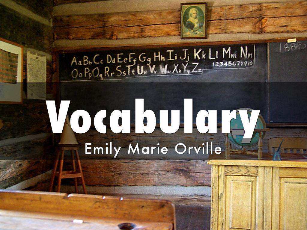 Vocabulary