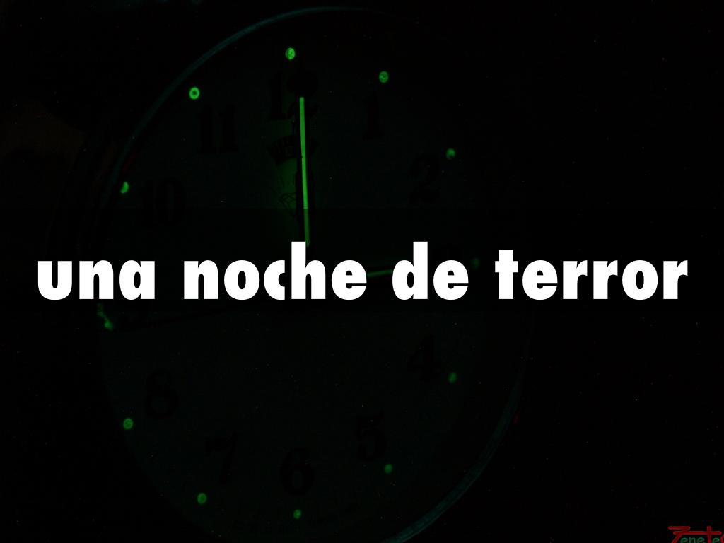 una noche de terror