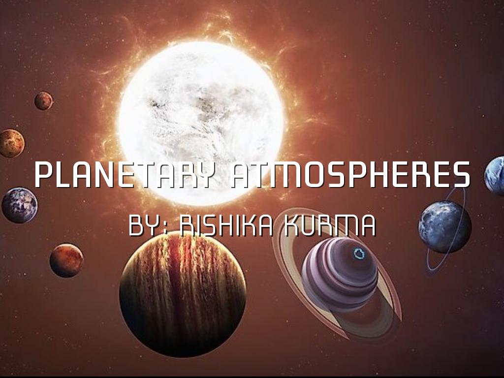 Planetary Atmospheres