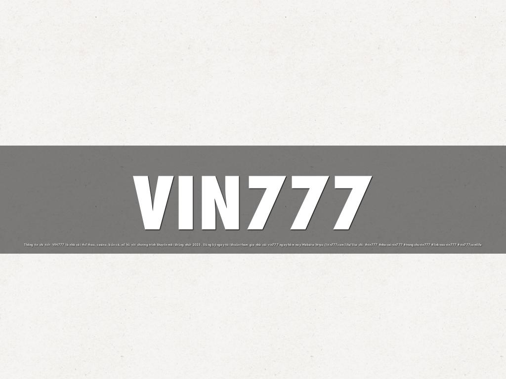 VIN777