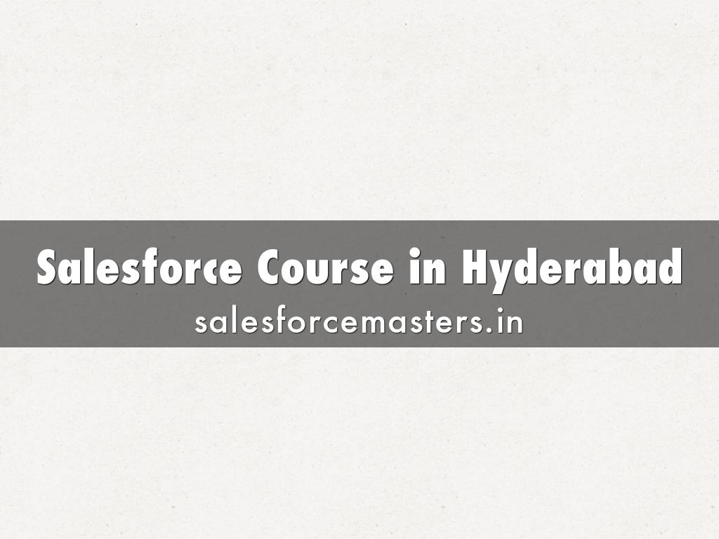 Salesforce Course in Hyderabad