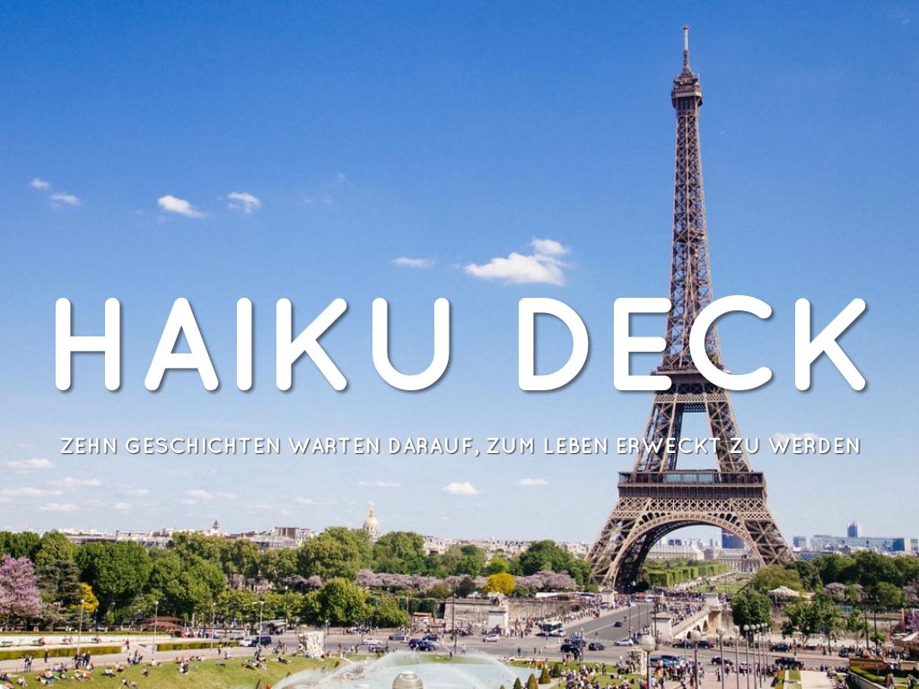 Haiku Deck in Aktion