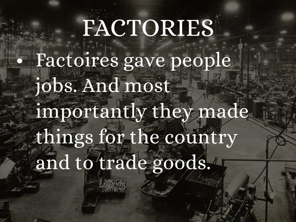 Growth of Industrial Prosperity