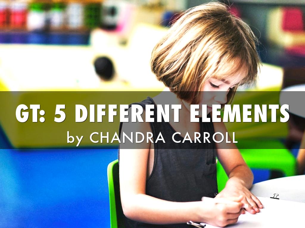 5 Different Elements