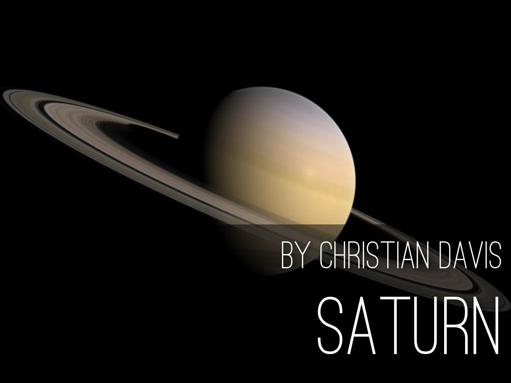 My Planet Report: Saturn