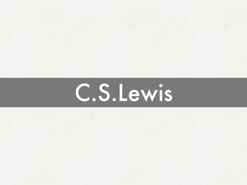 C.S.Lewis