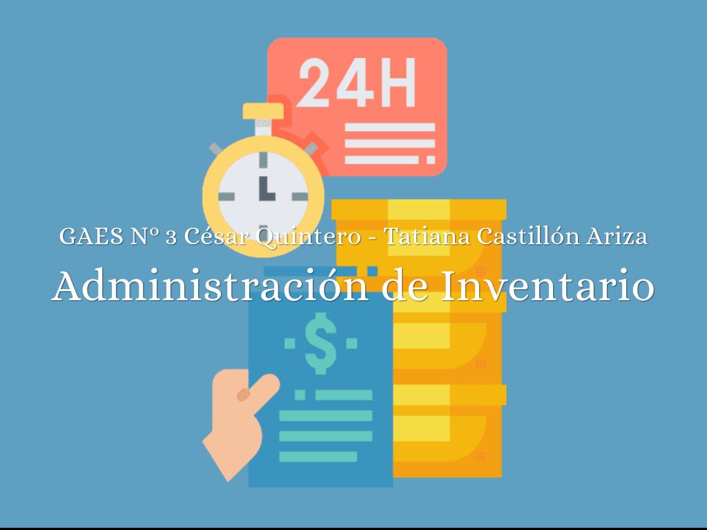 Administración de Inventario