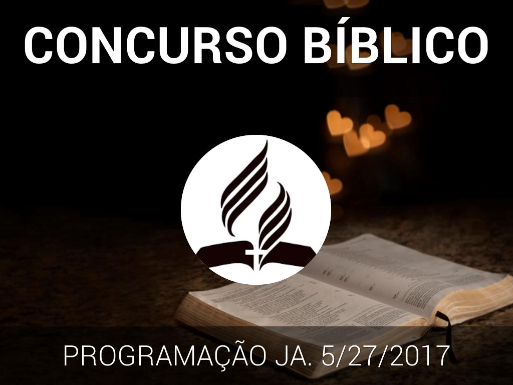 Concurso Bíblico JA 5/27/2017