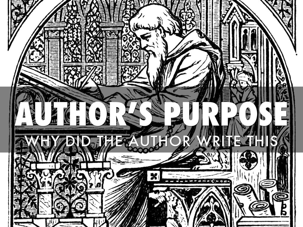 Authorâs Purpose