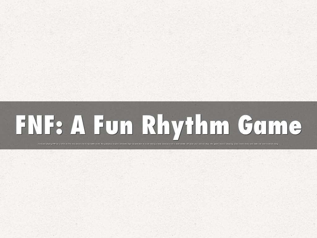 FNF: A Fun Rhythm Game