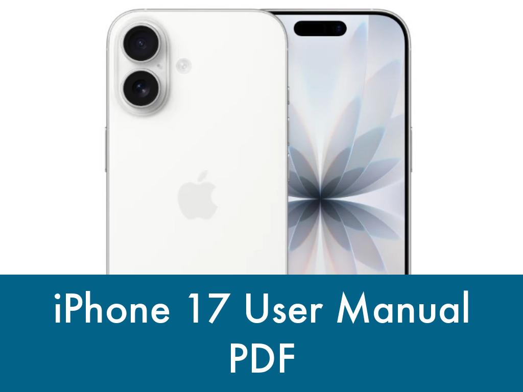 iPhone 17 User Manual PDF Download Free