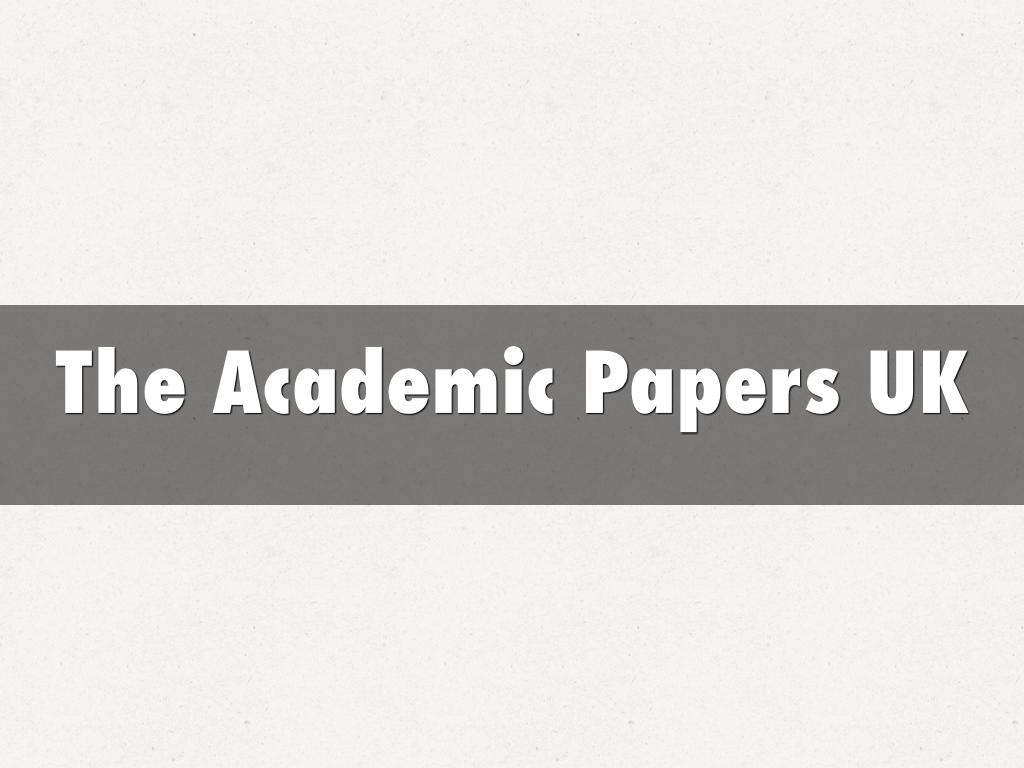 The Academic Papers UK