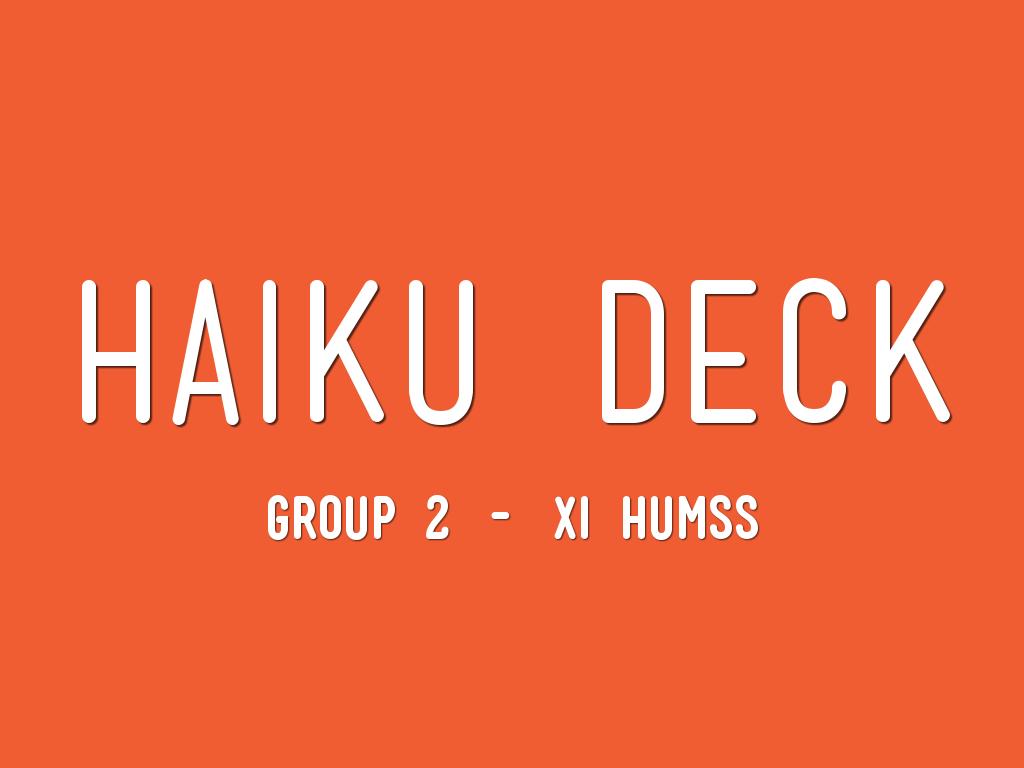 HAIKU DECK