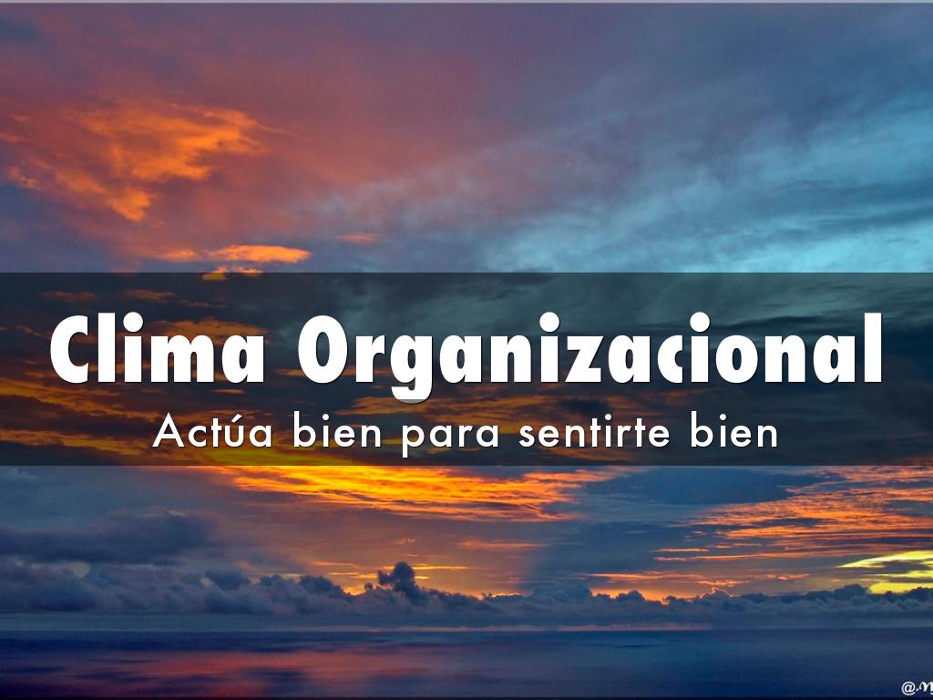 Clima Organizacional