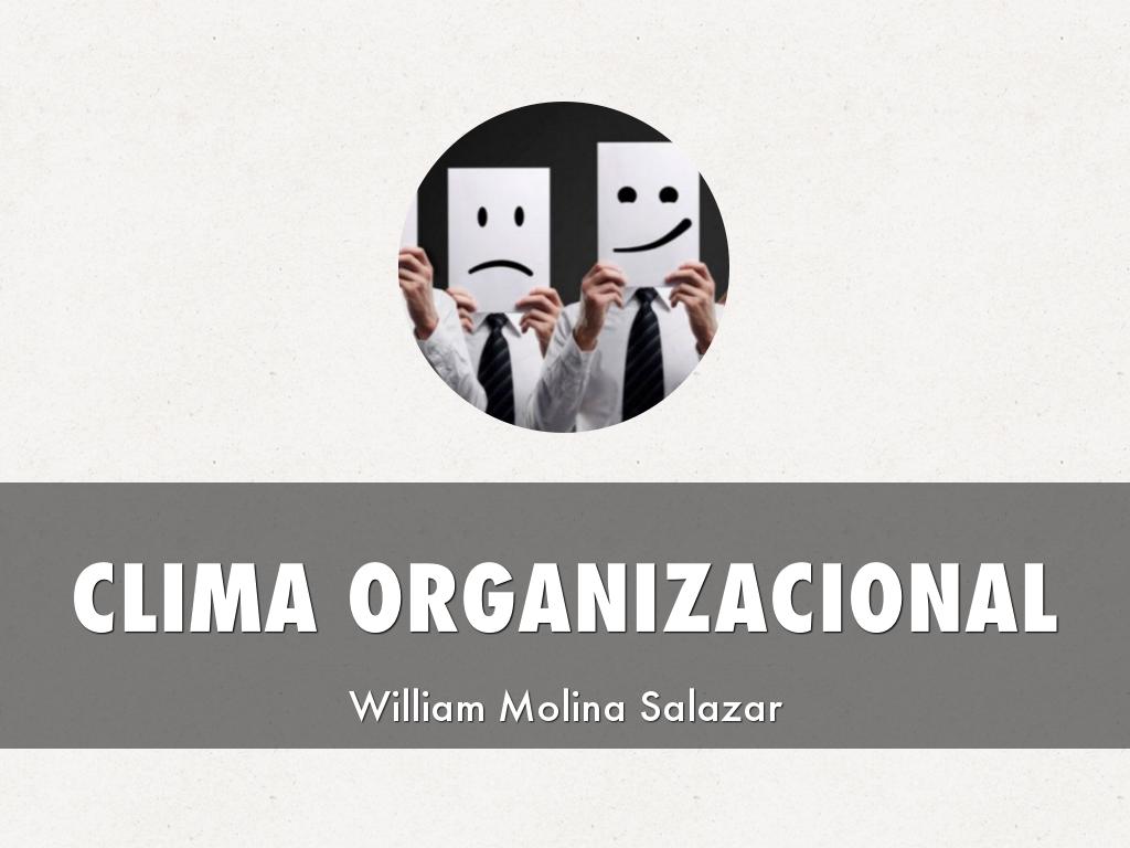 CLIMA ORGANIZACIONAL